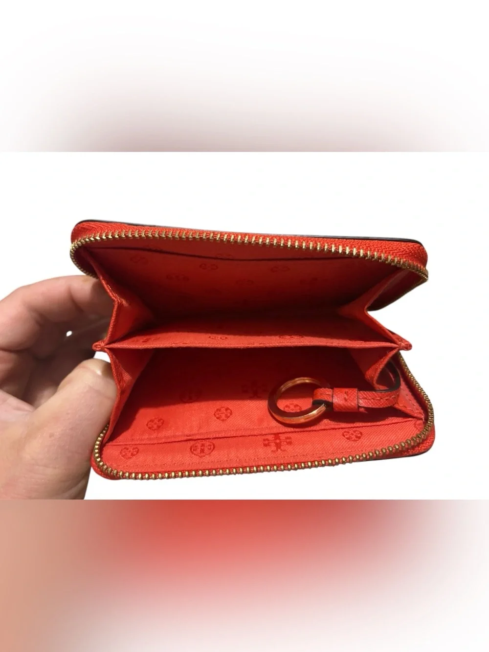 Tory Burch Saffiano leather zip-around wallet